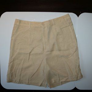 Actionwear USA Tencel Lyocell Pleated Shorts w32